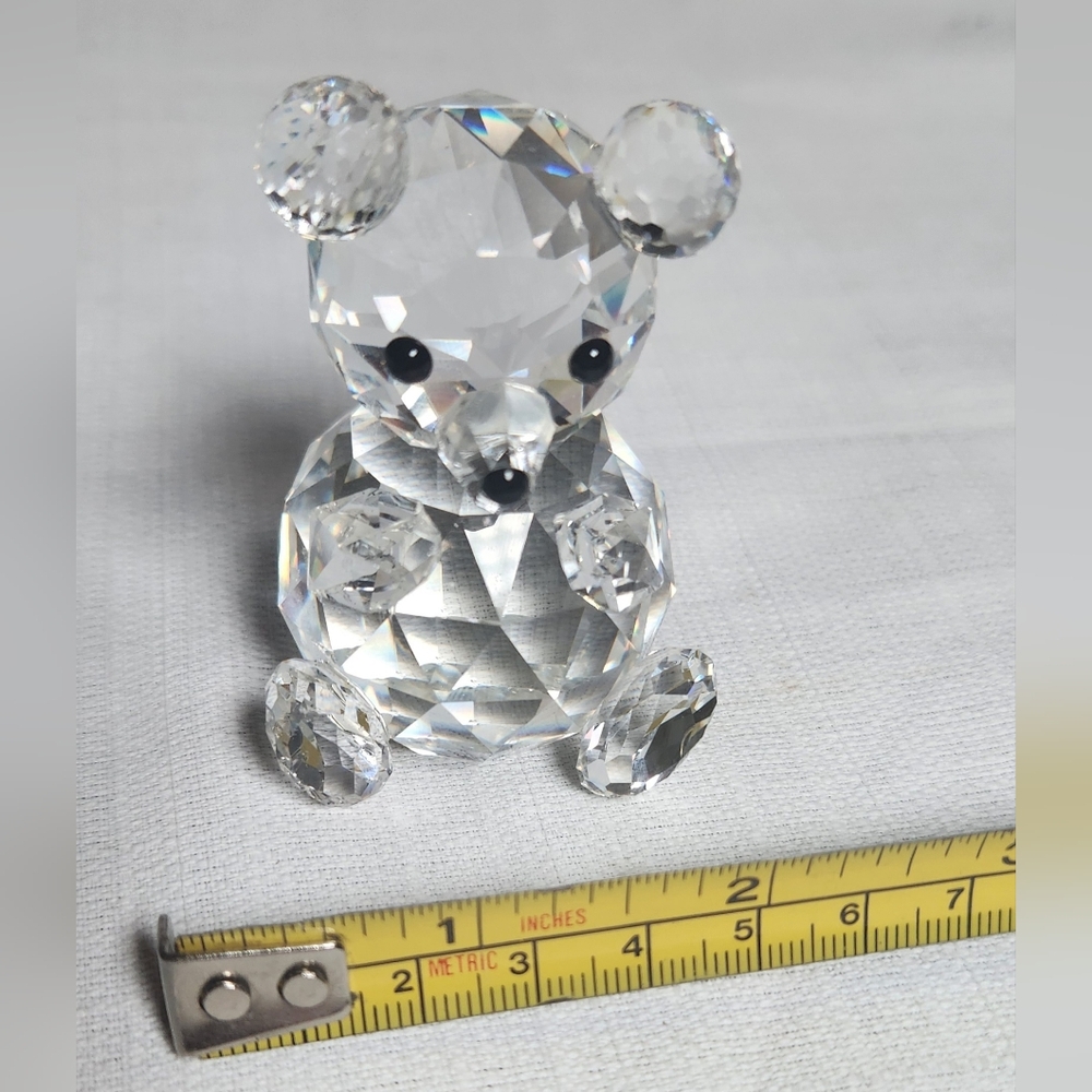 Swarovski Crystal Bear with Black Accents - Picture 5 of 14
